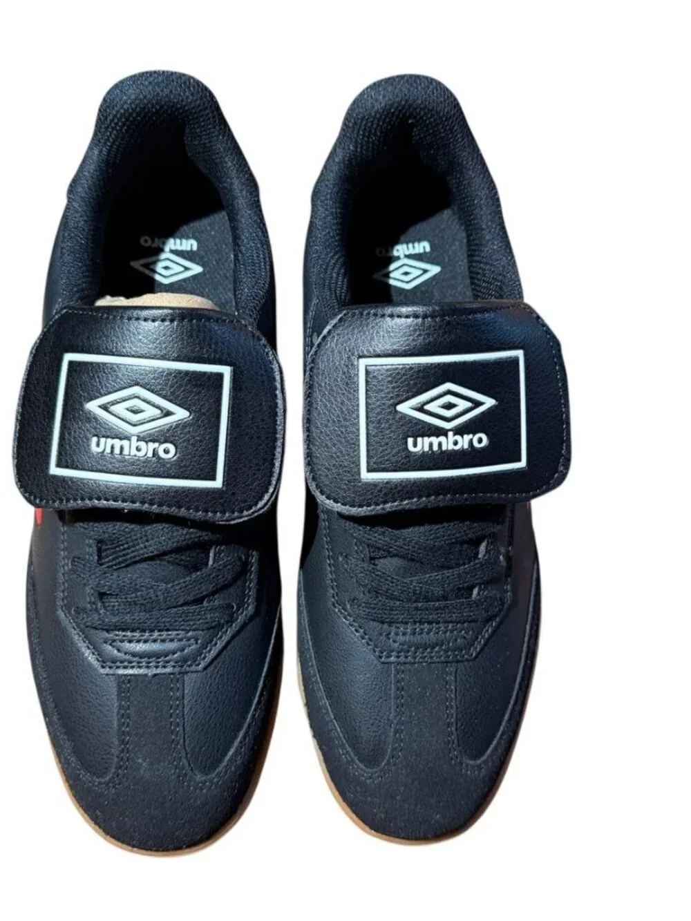 New W/out Box Umbro Sneakers Size 7 Black PU Upper Gum Sole